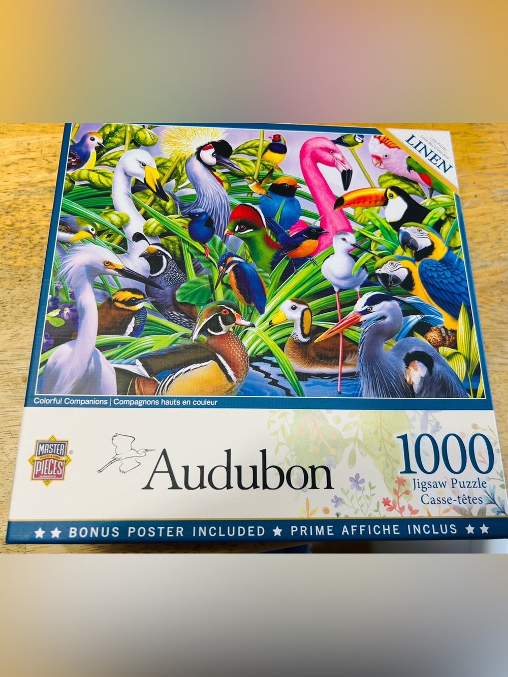 New puzzle, 1000 piece Audubon. Never opened.